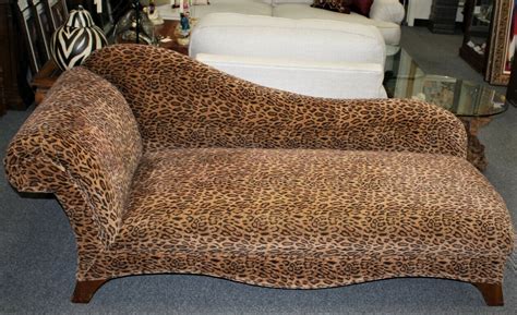 cheetah print chaise lounge.